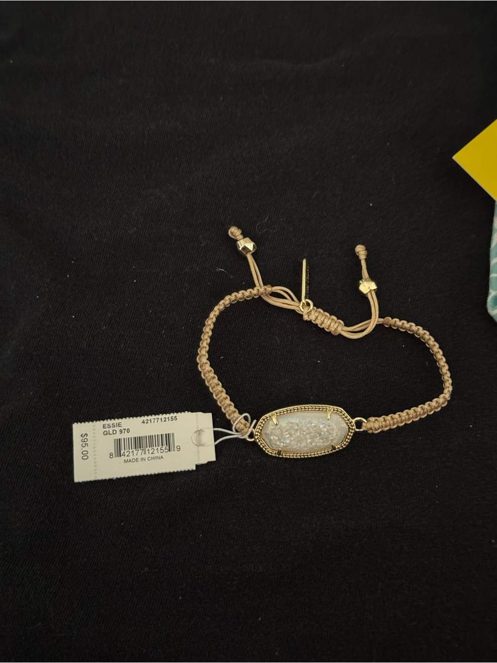 Kendra Scott Gold-Tone Bracelet with White Druzy